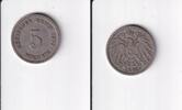 Deutsches Reich, Kaiserreich, 5 Pfennig großer Adler, -