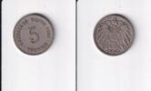 Deutsches Reich, Kaiserreich, 5 Pfennig großer Adler, -