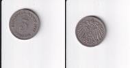 Deutsches Reich, Kaiserreich, 5 Pfennig großer Adler, -