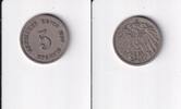 Deutsches Reich, Kaiserreich, 5 Pfennig großer Adler, -