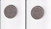Deutsches Reich, Kaiserreich, 5 Pfennig großer Adler, -
