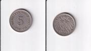 Deutsches Reich, Kaiserreich, 5 Pfennig großer Adler, -