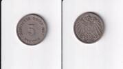 Deutsches Reich, Kaiserreich, 5 Pfennig großer Adler, -