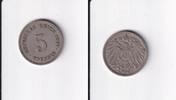 Deutsches Reich, Kaiserreich, 5 Pfennig großer Adler, -