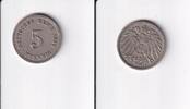 Deutsches Reich, Kaiserreich, 5 Pfennig großer Adler, -