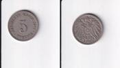 Deutsches Reich, Kaiserreich, 5 Pfennig großer Adler, -