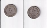 Deutsches Reich, Kaiserreich, 5 Pfennig großer Adler, Kupfer/Nickel, -