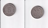 Deutsches Reich, Kaiserreich, 5 Pfennig großer Adler, -