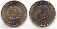 Deutschland, DDR 20 Mark Ernst Thälmann