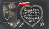 Deutsches Reich, I.Weltkrieg Patriotische Karte, -