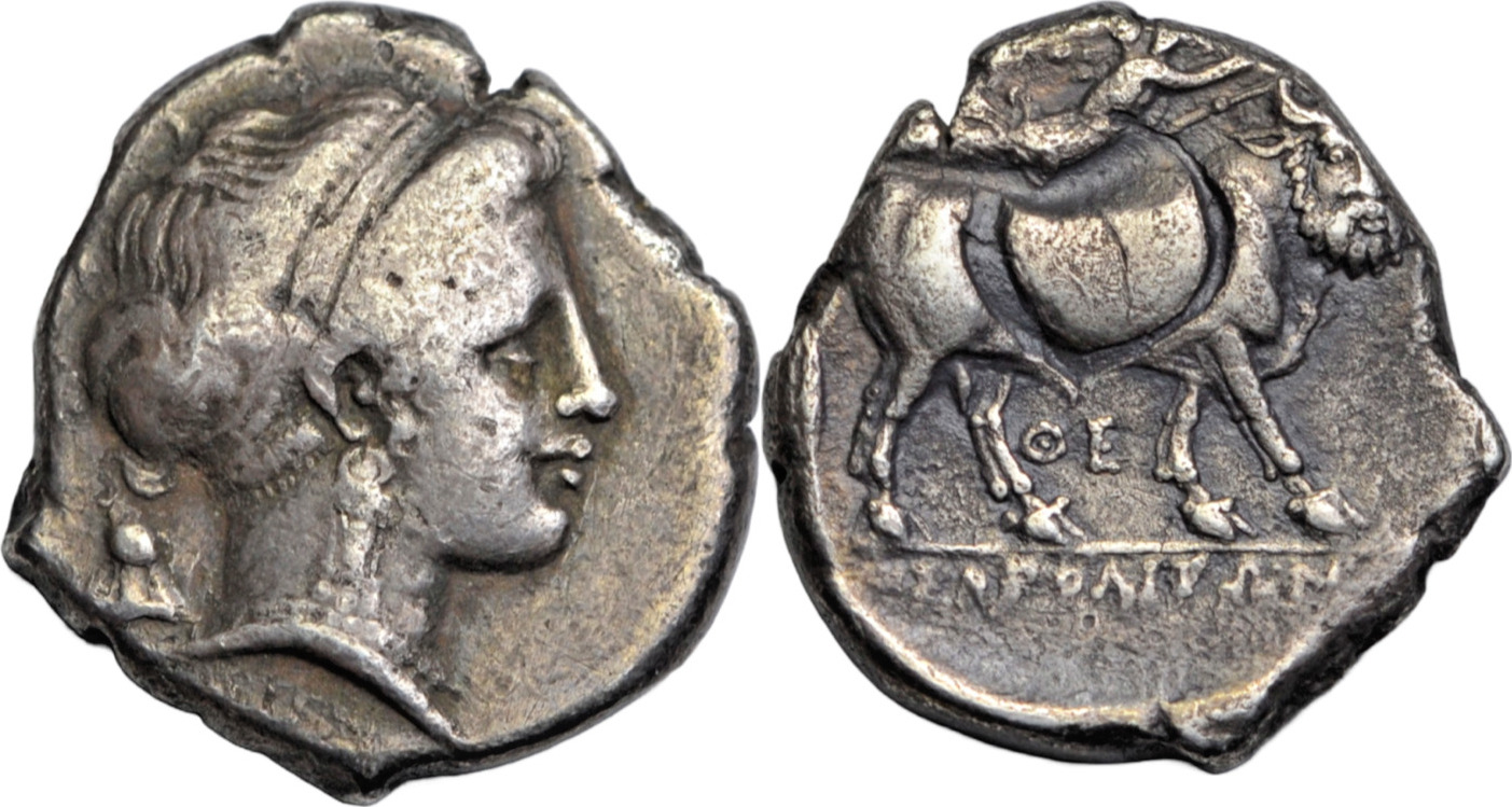 didrachm 300-275 BC v. Chr. Campania, Neapolis (Naples), silver c 300 ...