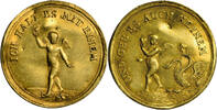 gold ducat 1700 Germany, Saxony, Augustus II, King of Poland, medallic  c.