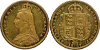 half sovereign 1887 Victoria, jubilee head proof PP