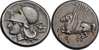 stater 350-306 BC v. Chr. Corinthia, Corinth, silver  c. 350-306 BC, Athena/Pegasos, 1914 provenance