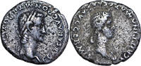 denarius Caligula, with Agrippina Senior, silver  40 AD, Lugdunum (Lyon) mint