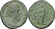 AE sestertius Marcus Aurelius Rome 169-170 AD, Salus, RIC III 979