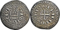 gros tournois France, Philip III, silver c. 1270-85, Tours mint