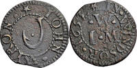 farthing Berkshire, Windsor, John Wyron token 1653, fish-hook depicted, BW 174