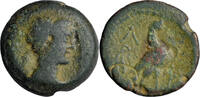 45-38 BC v. Chr. Laconia, Sparta (Lakedaimon), AE tetrachalkon c. 45-38 BC, Lakedaimon/Eagle