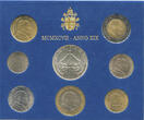 Vatikan 10 Lire - 1000 Lire, KMS 1997 Kursmünzensatz st