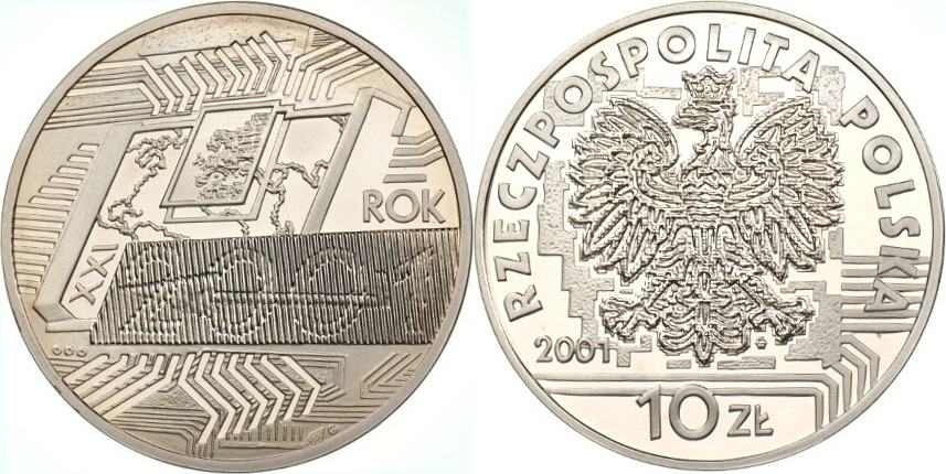 polen-10-zlotych-2001-christliche-jahrtausendwende-pp-ma-shops