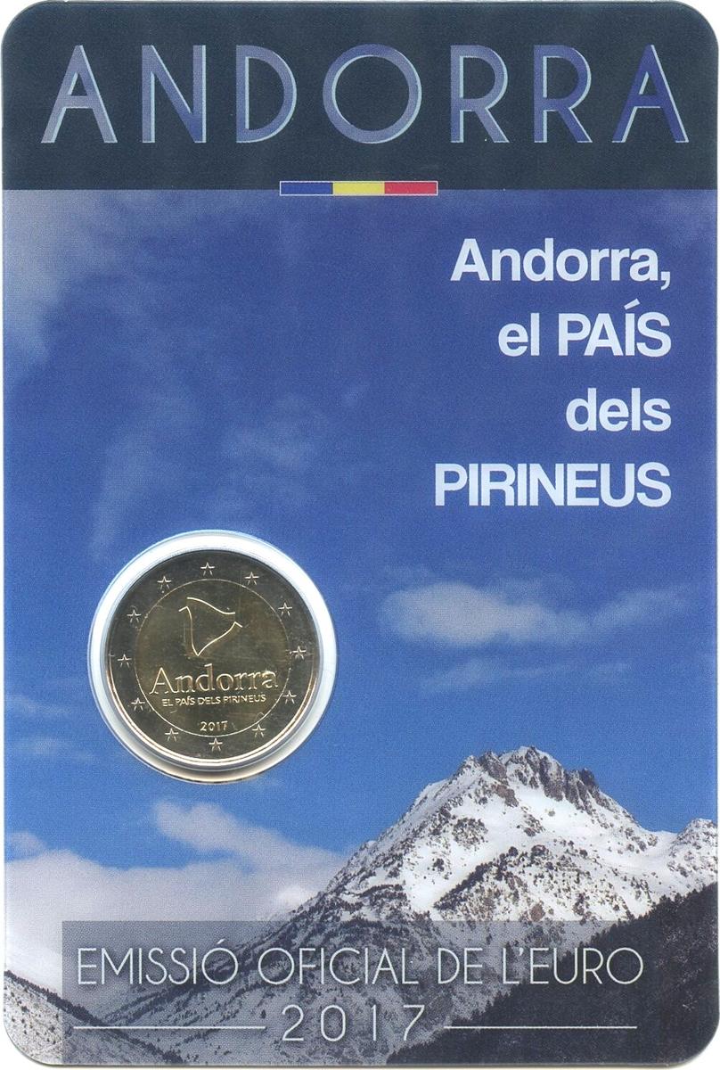 Andorra 2 Euro 2017 Das Land in den Pyrenäen, OVP st | MA-Shops