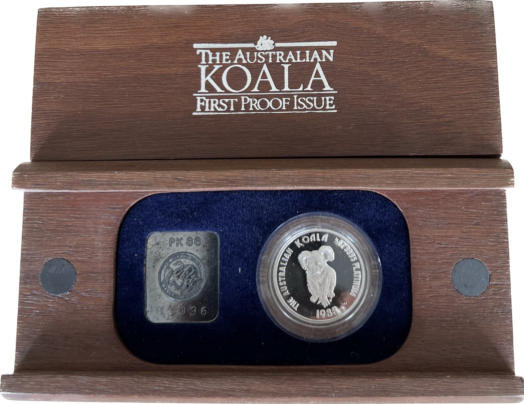 Australien 50 Dollars 1988 Australischer Koala 1 2 Oz Platin Im australien-50-dollars-1988-australischer-koala-1-2-oz-platin-im