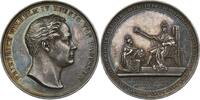 Medaille 1840 Brandenburg-Preussen Friedrich Wilhelm IV - auf die Huldigungen in Königsberg und Berlin vz+, Patina