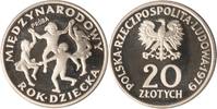 Polen 20 Zlotych Polen, 20 Zlotych, Tanzende Kinder Probe, 1979, PP