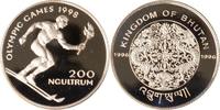 Bhutan 200 Ngultrum Abfahrtsläufer mit Fackel -