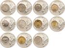 Sao Tomé und Principe 11 x 2000 Dobras Komplettset zur Europäischen Währungsunion -