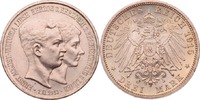 Kaiserreich - Braunschweig 3 Mark Regierungsantritt (mit u. Lüneb.)