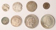 Dänemark Dänemark-Lot aus 8 Silbermünzen