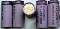 BRD 125 x 2 Euro Originalrollen-Komplettsatz Mecklenburg-Vorpommern -