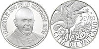 Vatikan 5 Euro 49. Weltfriedenstag, OVP -