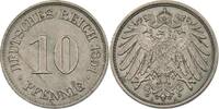 10 Pfennig 1891 A Kaiserreich  vz+