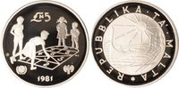 Malta 5 Pounds Malta, 5 Pounds, Spielende Kinder, 1981, PP