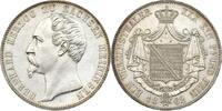 Vereinstaler 1862 Sachsen Meiningen Bernhard fast st