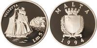 Malta 5 Liri Malta, 5 Liri, Schoner Valetta, 1994, PP