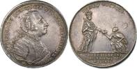 Medaille 1741 Brandenburg-Preussen Friedrich II, der Große - auf die Huldigung der schlesischen Stände in Breslau fast vz