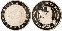 Malta 5 Liri Malta, 5 Liri, Frau beim Spitzenklöppeln, 1984, PP