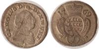 Württemberg 1 Kreuzer Württemberg, 1 Kreuzer, Karl Eugen, 1769, s, Prägeschwäche