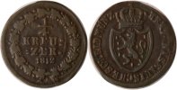 Nassau 1/4 Kreuzer Nassau, 1/4 Kreuzer, 1812, ss+