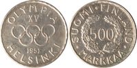 Finnland 500 Markkaa Finnland, 500 Markkaa, Olympische Ringe, 1951, vz, selten!