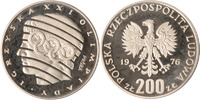 Polen 200 Zlotych Polen, 200 Zlotych, Olympiade Montreal Probe, 1976, PP