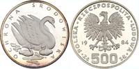 Polen 500 Zlotych Polen, 500 Zlotych, Höckerschwan, 1984, PP