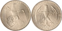 Weimar 3 Reichsmark Weimar, 3 Reichsmark, Vereinigung Waldeck/Preussen, 1929 A, fast st