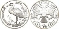 Russland 1 Rubel Russland, 1 Rubel, Schwarzschnabelstorch, 1995, PP