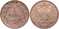 Kaiserreich 1 Mark 1909 E vz+