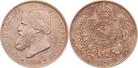 Brasilien 200 Reis Pedro II.